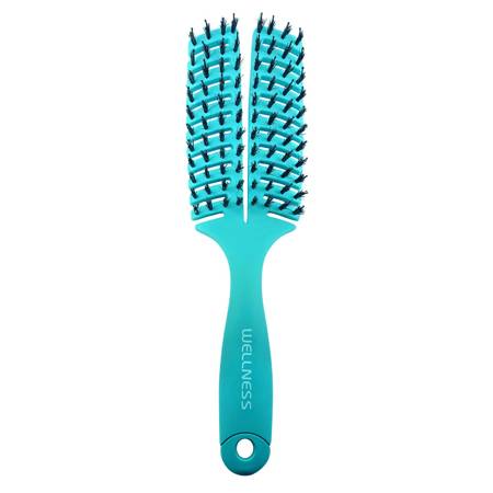 WELLNESS PREMIUM PRODUCTS flat blue hair brush - medium